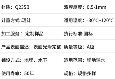 阜阳热浸塑钢质保护管价格产品性能特点